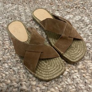Castañer Brown Suede Kant Sandals KANT T/060 - never worn